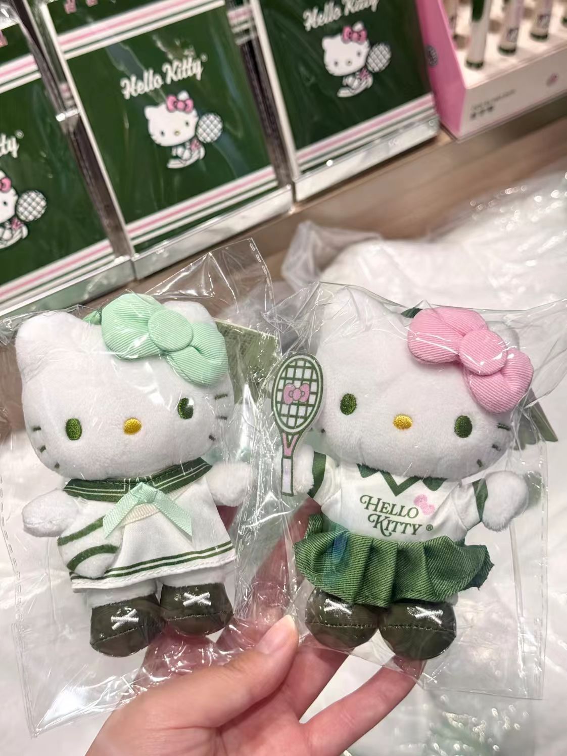 Badminton Anime - Sanrio Hello Kitty Tennis Diary-serie: tennisracket-sleutelhanger,