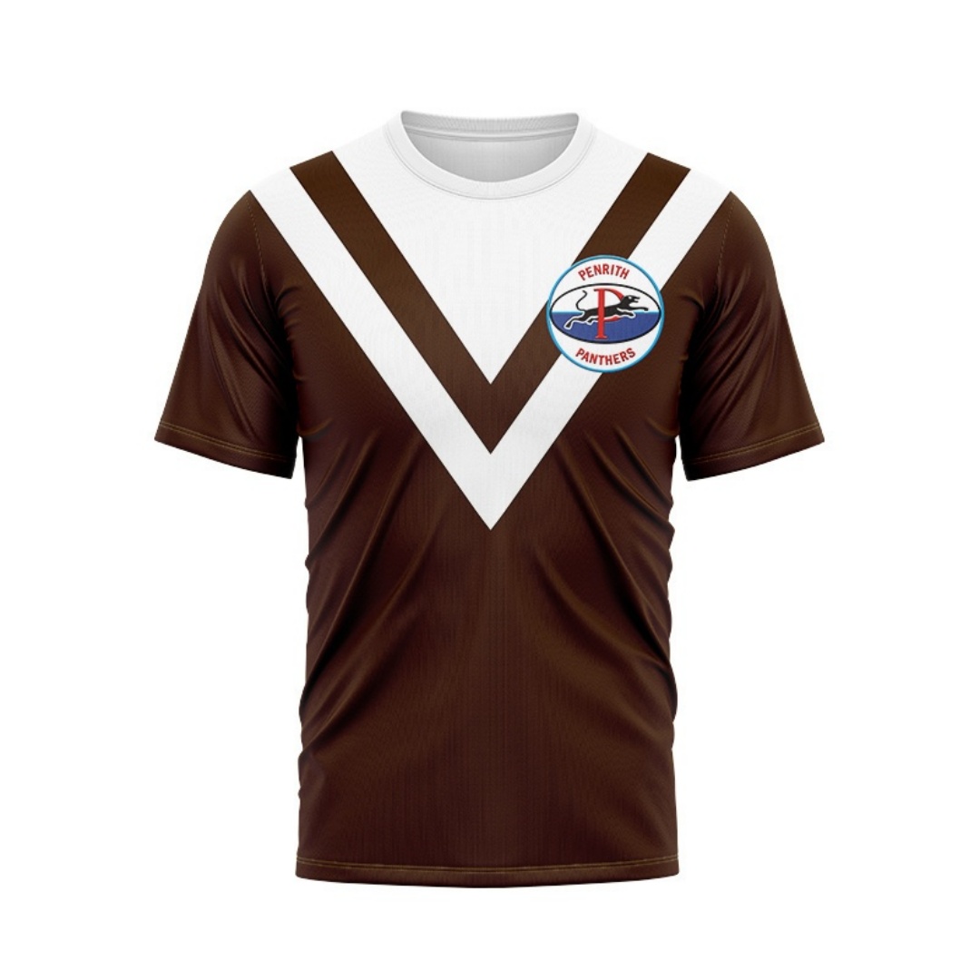 T Shirt Dry Fit - Retro jersey Black Panther team volwassen