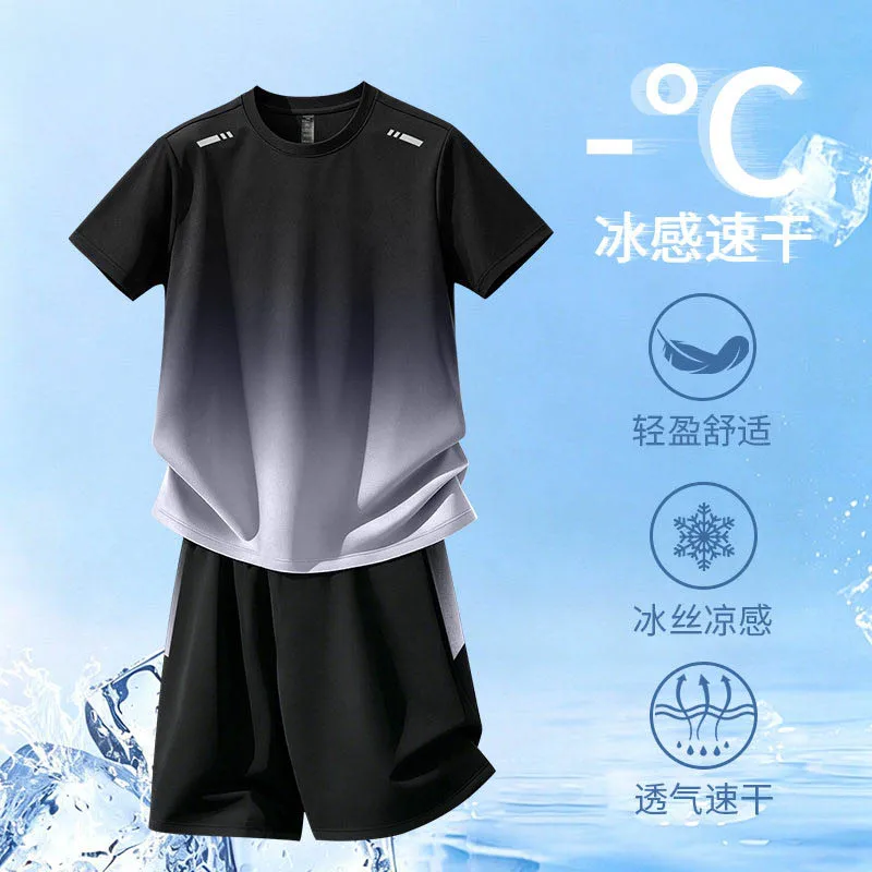 T Shirt Dry Fit - Sportkleding Heren Zomer IJs Zijde Snel