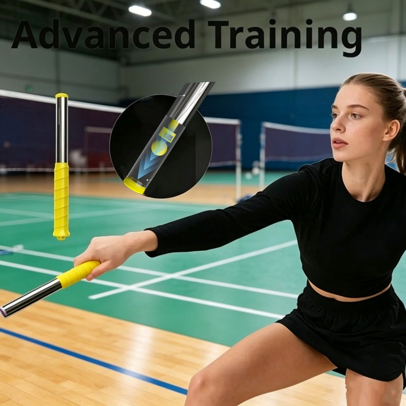 Badminton Forehand Backhand - 1 stuk Gele Badminton Swing Trainer