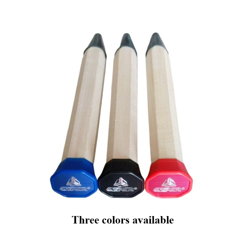 Badminton Logo - Badmintonracketgreep, houten handvat met ESPER-logo set,