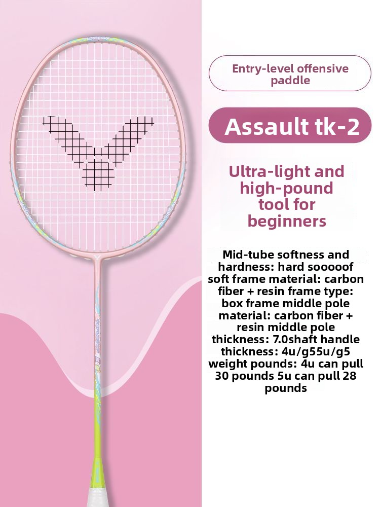 VICTOR TK-2 Offensive Badminto - Badminton Victor recensie en prijs