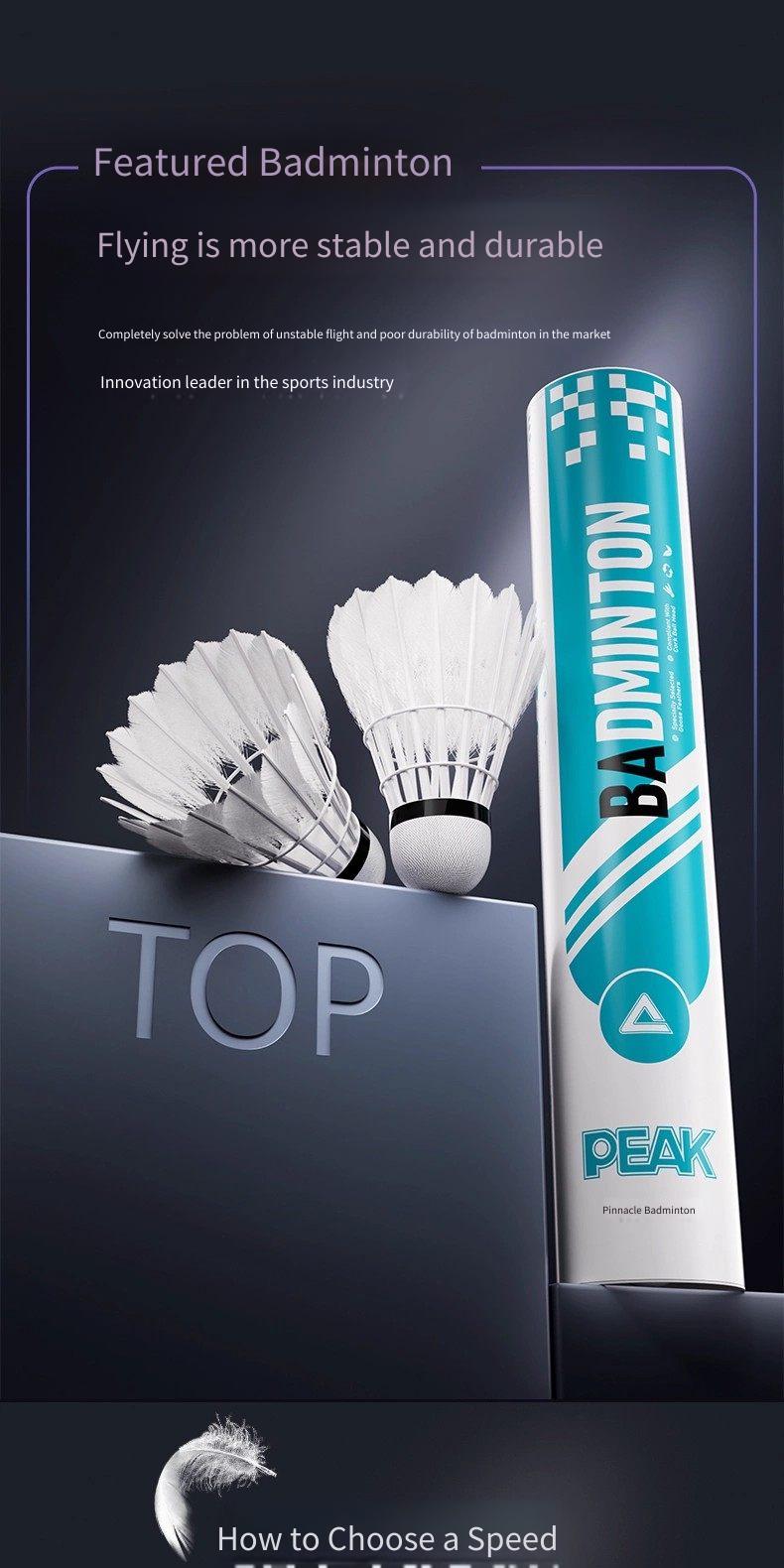 PEAK Ganzenveren Badminton Off - Badminton Victor recensie en prijs