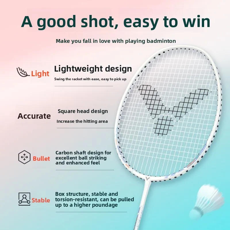 VICTOR TK6 badmintonracket, vo - Badminton Victor recensie en prijs