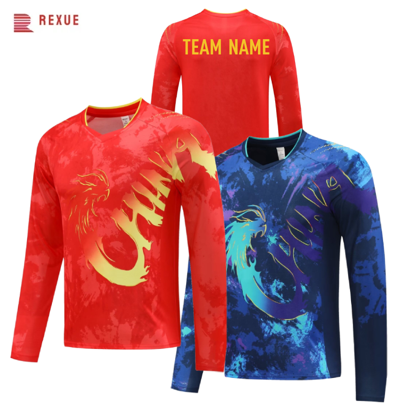 China Dragon Tafeltennisshirt  - Badminton Logo recensie en prijs